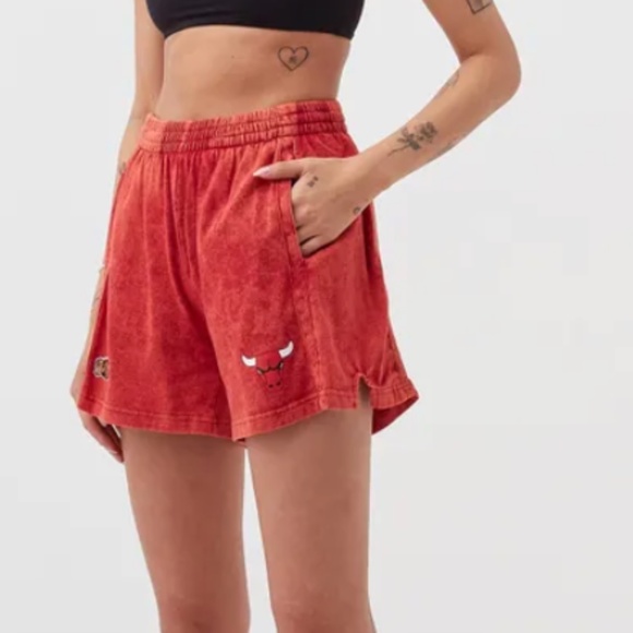 Mitchell & Ness Pants - mitchell & ness acid wash shorts